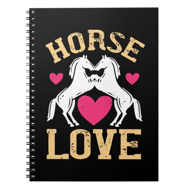 Carnet Cheval - Horse Love (Devant)