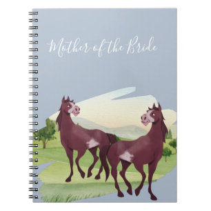 Carnet Cheval Pays Thématique Western Rustic Mariage