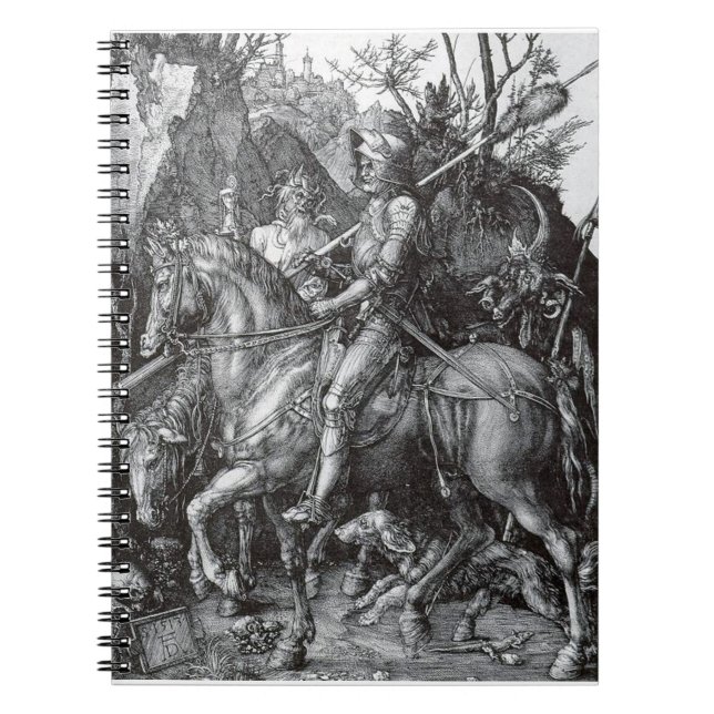 Carnet Chevalier, mort et diable - Albrecht Durer (Devant)