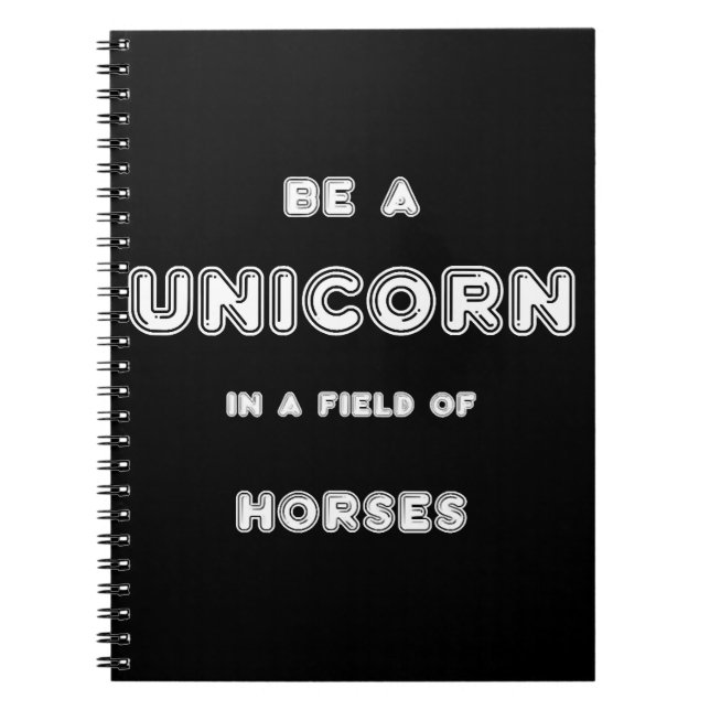 Carnet Chevaux de licorne (Devant)