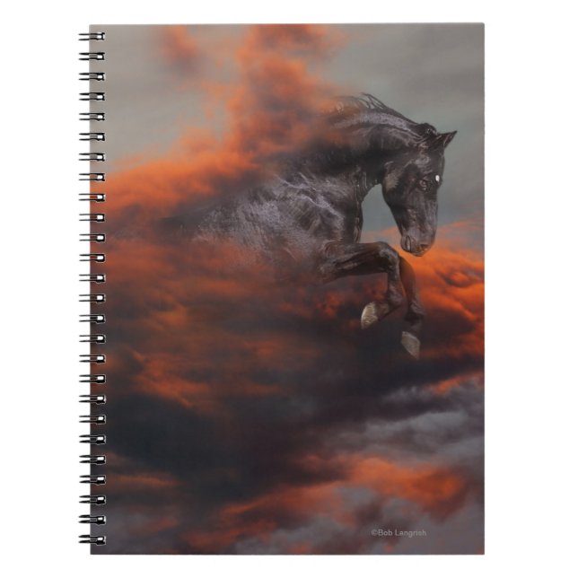Carnet Chevaux d'imaginaire : Nuages (Devant)