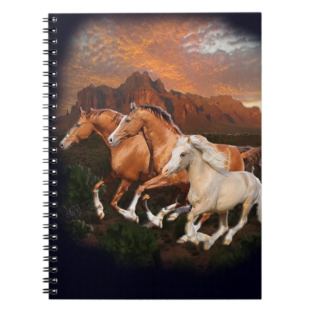 Carnet chevaux sauvages (Devant)