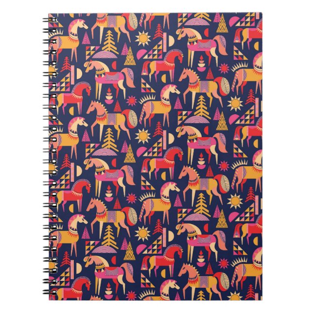Carnet Chevaux Scandinaves : Décoration Décorative Sans C (Devant)
