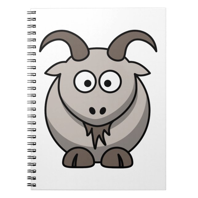 Carnet Chèvre de ferme drôle mignonne     (Devant)