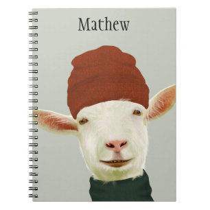 Carnet Chèvre d'hiver très agréable avec Casquette Beanie