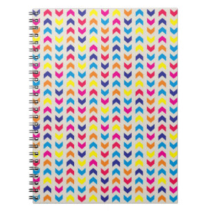 Carnet Chevron aztèque coloré