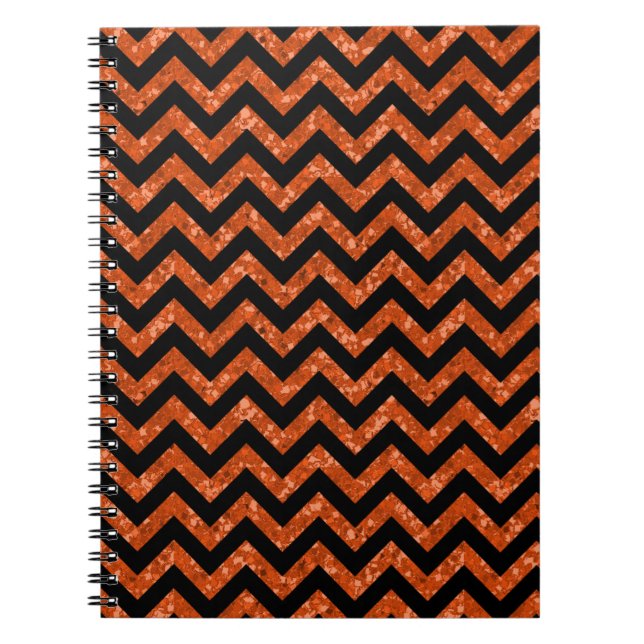 Carnet Chevron Parties scintillant Look (Devant)