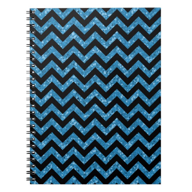 Carnet Chevron Parties scintillant Look (Devant)