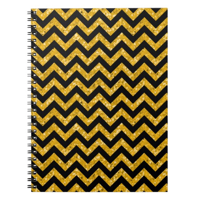 Carnet Chevron Parties scintillant Look (Devant)