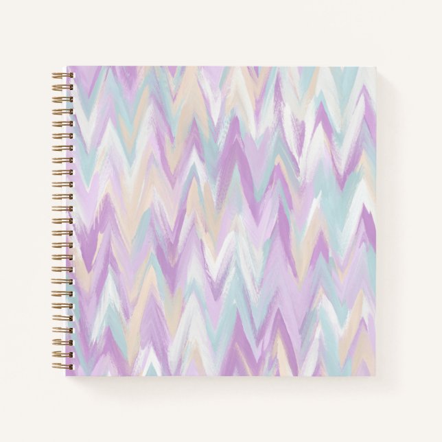 Carnet Chevrons Abstraits (Devant)