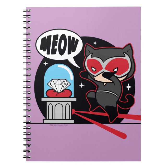 Carnet Chibi Catwoman à voler un diamant (Devant)