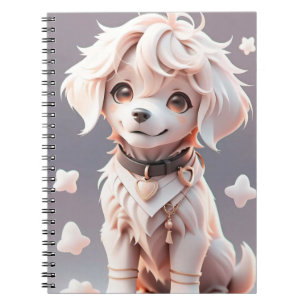 Carnet Chibi Golden Retriever Puppy