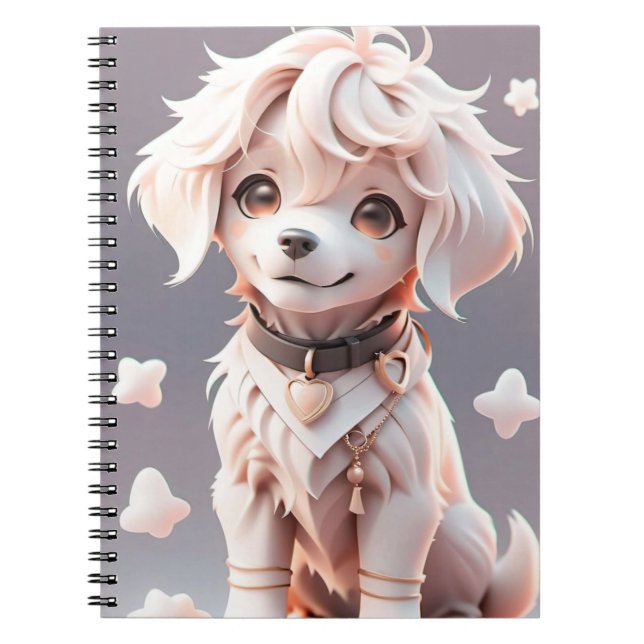 Carnet Chibi Golden Retriever Puppy (Devant)