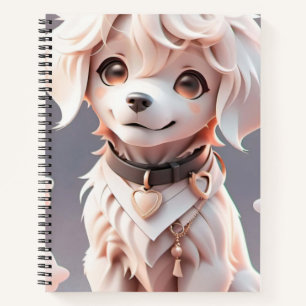 Carnet Chibi Golden Retriever Puppy
