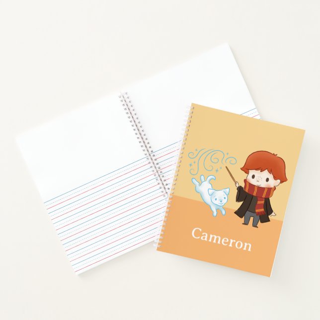 Carnet Chibi Ron Weasley Patronus (Intérieur)