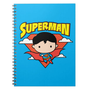 Carnet Chibi Superman Polka Dot Shield et nom
