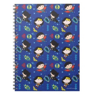 Carnet Chibi Wonder Woman, Superman et Batman Motif