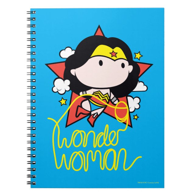 Carnet Chibi Wonder Woman Voler Avec Lasso (Devant)