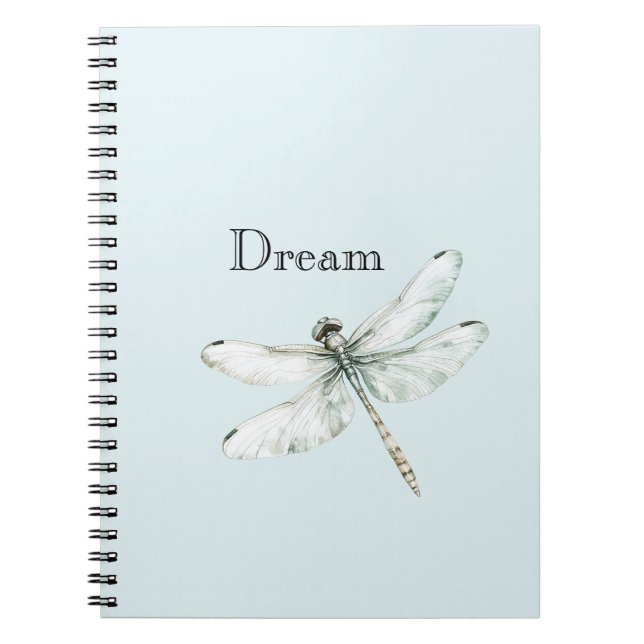 Carnet Chic Blue Dragonfly Dream (Devant)