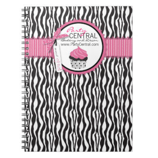 Carnet chic d'affaires de petit gâteau de boutique