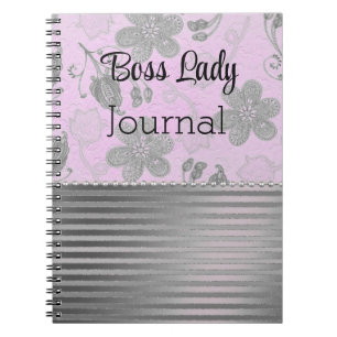 Carnet Chic Floral Boss Lady