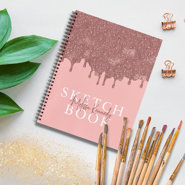 Carnet Chic Girly Rose Gold Parties scintillant Drivers S (Créateur téléchargé)