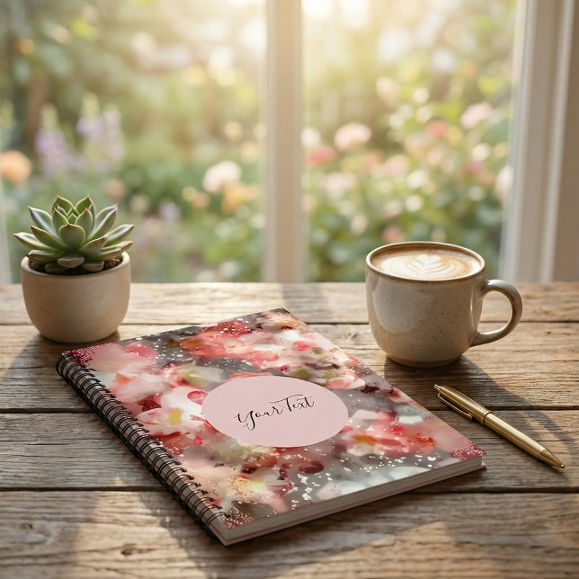 Carnet Chic, rose girly, féminine  typographie script (Créateur téléchargé)