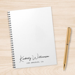 Carnet Chic Signature Script Business