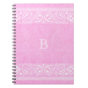 Carnet Chic simple occidental de pays rustique rose de