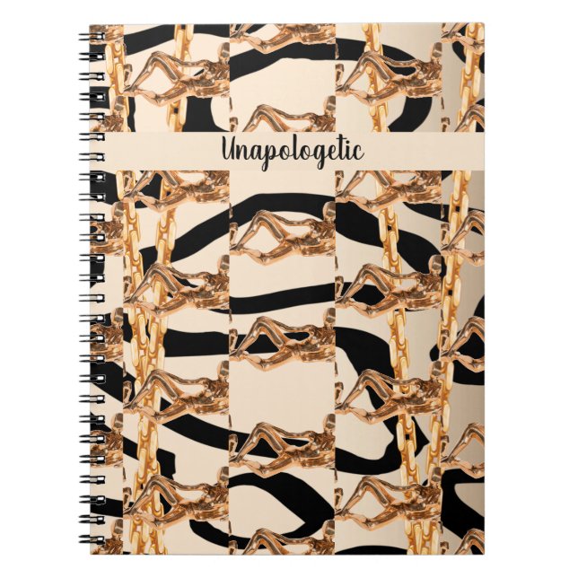 Carnet Chic Wild Unapologetic Luxurious Anniversaire Gift (Devant)