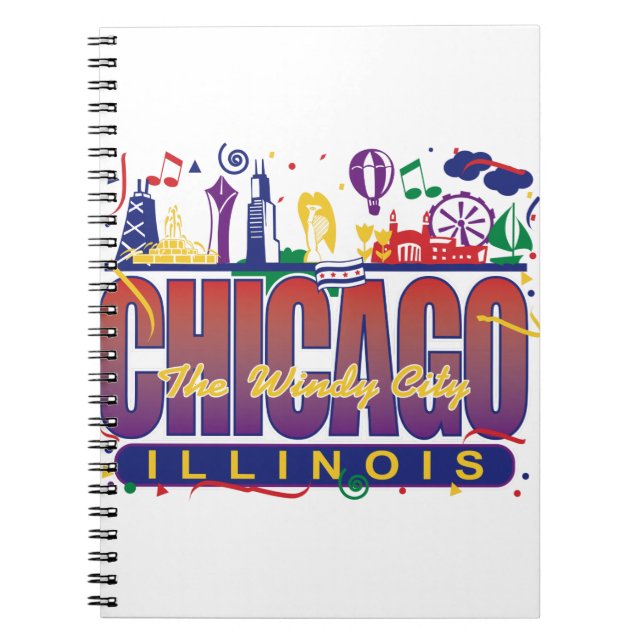 Carnet Chicago Confetti (Devant)