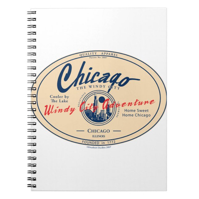 Carnet Chicago Windy City Adventure (Devant)