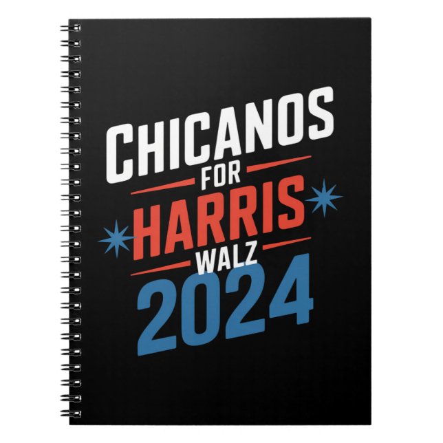 Carnet Chicanos pour Harris Walz Élection présidentielle  (Devant)