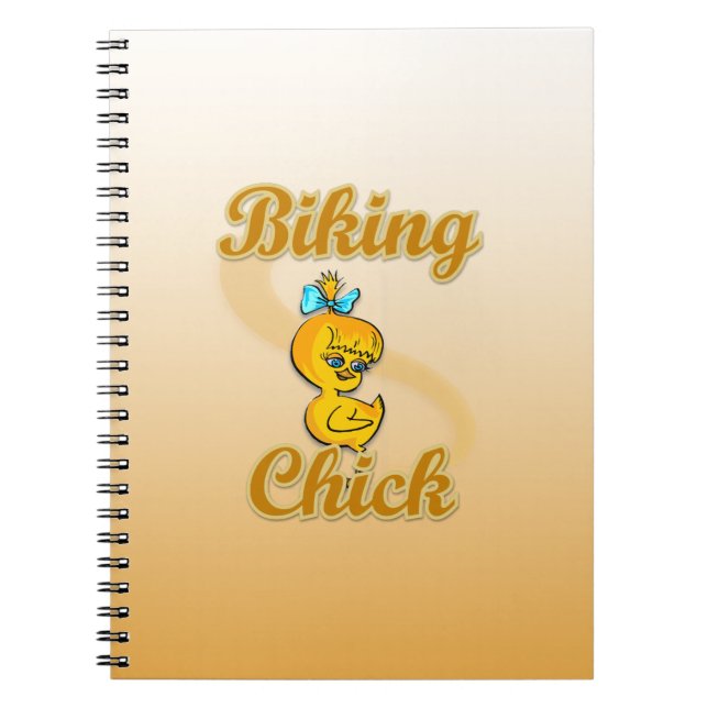 Carnet Chick à vélo (Devant)