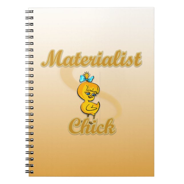 Carnet Chick matérialiste (Devant)