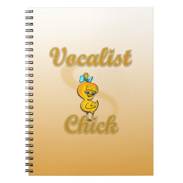 Carnet Chick vocaliste (Devant)