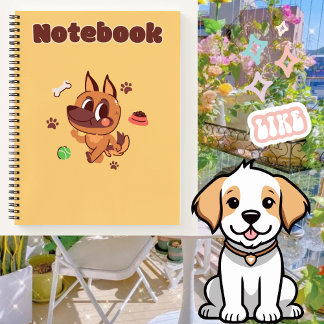 Carnet 🥨 chien 💛 ✨ 💗 🐶