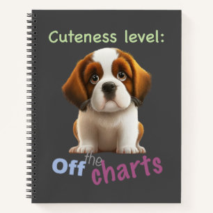 Carnet Chien Animaux de compagnie niveau mignon adorable