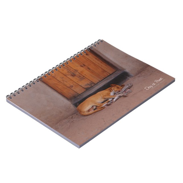 Carnet Chien au repos (Côté gauche)