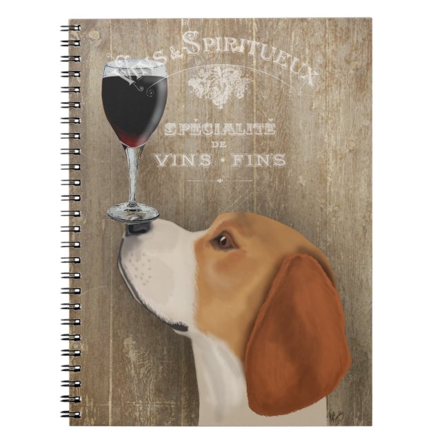 Carnet Chien Au Vin Beagle (Devant)