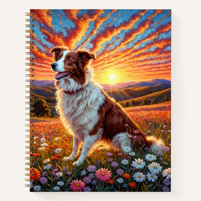 Carnet Chien Border Collie (Devant)