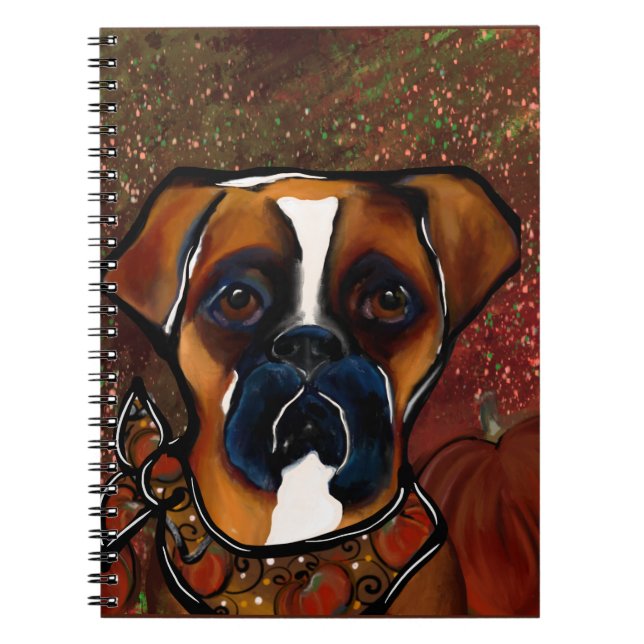 Carnet Chien Boxer (Devant)