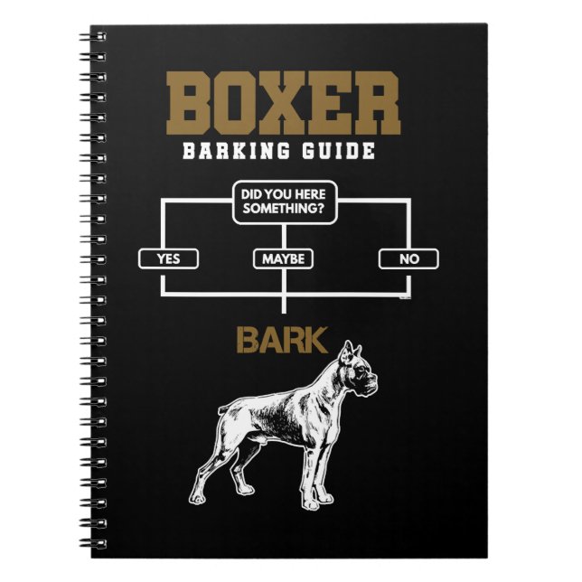 Carnet Chien Boxer Guide de la patte ic (Devant)