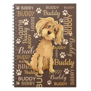 Carnet Chien Brown personnalisé