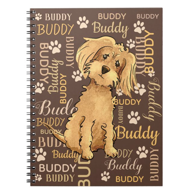 Carnet Chien Brown personnalisé (Devant)
