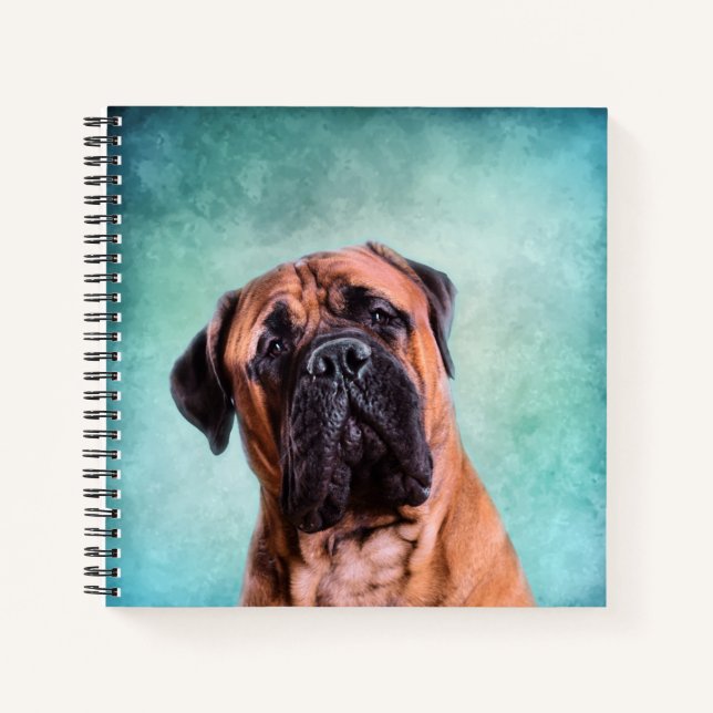 Carnet Chien Bullmastiff (Devant)