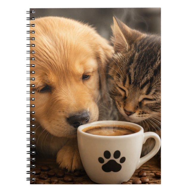 Carnet Chien Chat et Café (Devant)