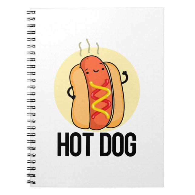 Carnet Chien Chaud Blague Drôle Nourriture Chien Chaud (Devant)