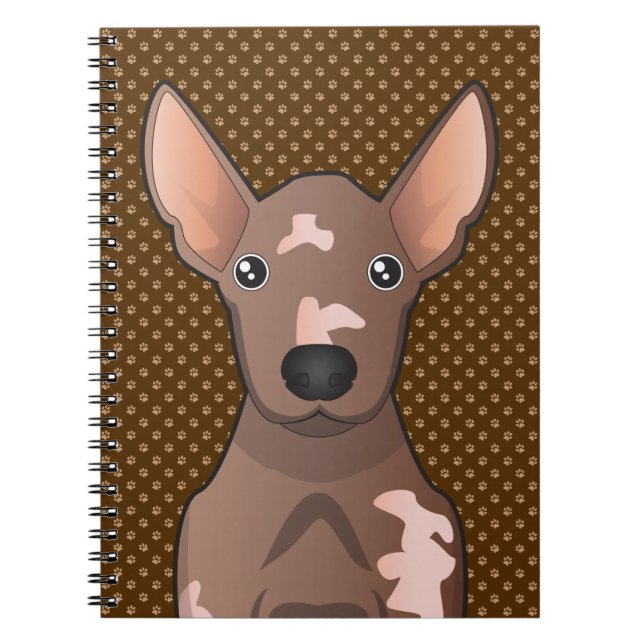Carnet Chien chauve mexicain (Xoloitzcuintle) (Devant)