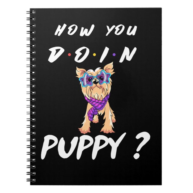 Carnet Chien comment vous faites chiot Yorkshire Terrier (Devant)